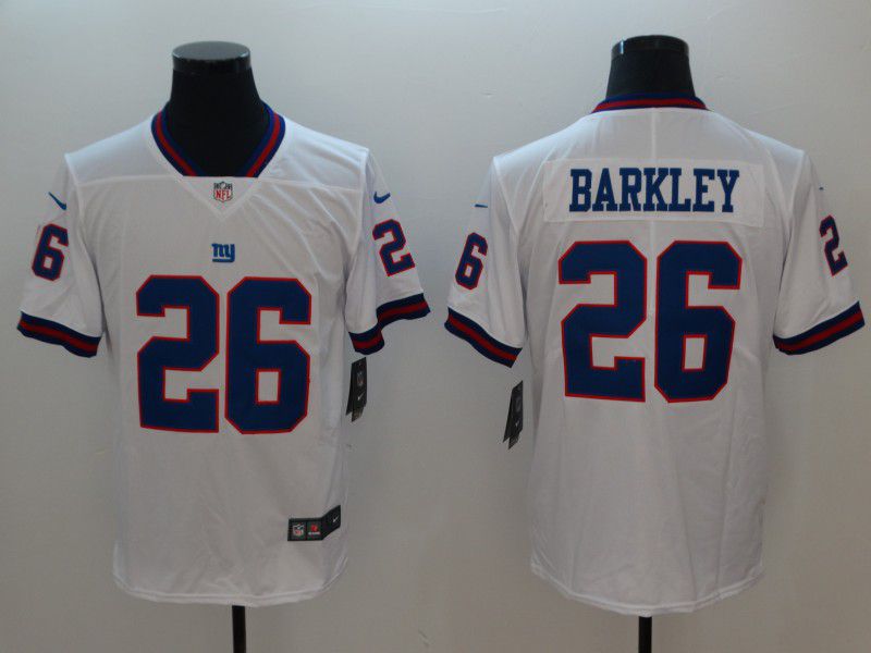 Men New York Giants #26 Barkley White Nike Vapor Untouchable Limited NFL Jerseys->->NFL Jersey